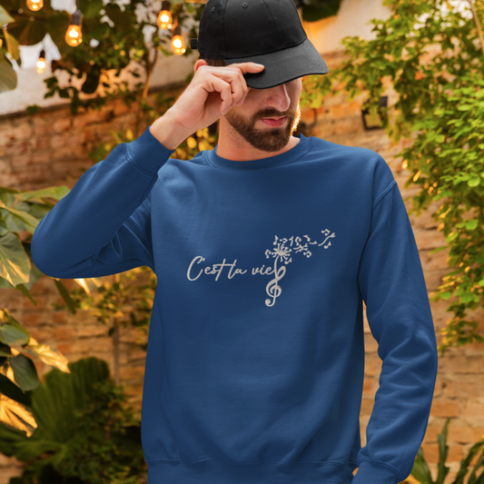 Sweater Navy C'est La Vie