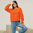 Load image into Gallery viewer, Sweater Orange Donner sa Langue au Chat
