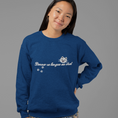 Load image into Gallery viewer, Sweater Navy Donner sa Langue au Chat
