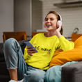 Load image into Gallery viewer, Sweater Yellow Je t'Aime Hearts
