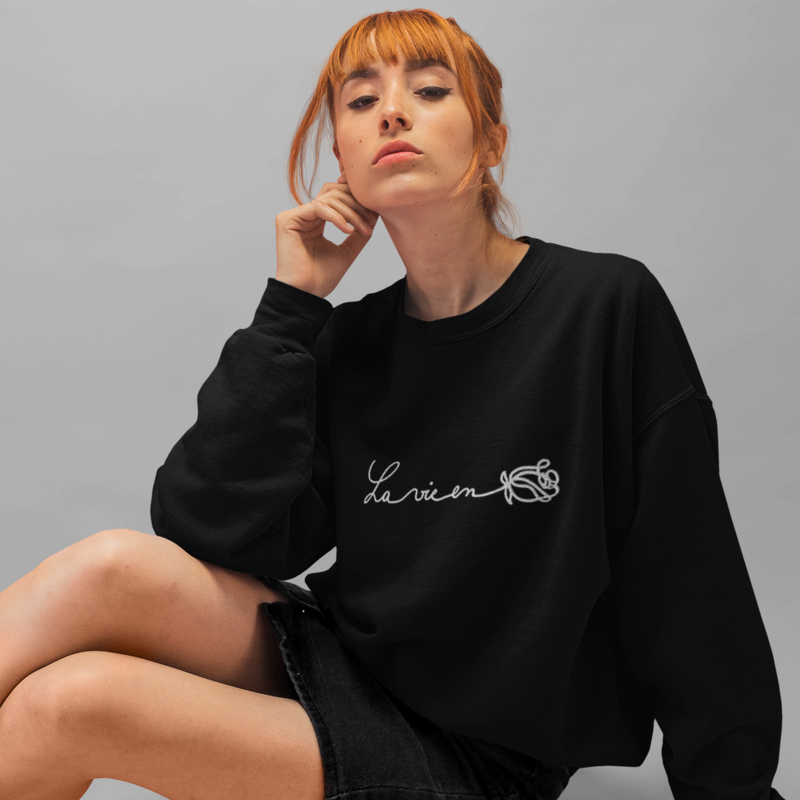 Sweater Black La Vie en Rose