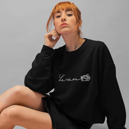 Sweater Black La Vie en Rose