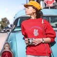 Load image into Gallery viewer, Sweater Red Tu me Manques Rabbit
