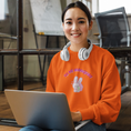 Load image into Gallery viewer, Sweater Orange Tu me Manques Rabbit
