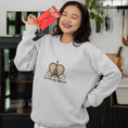 Load image into Gallery viewer, Sweater Gray La Vie Est Belle Heart
