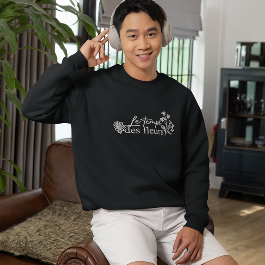 Sweater Black Le Temps Des Fleurs