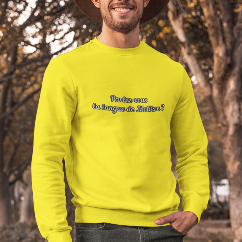 Sweater Yellow  Langue Molière