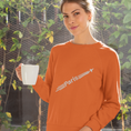 Load image into Gallery viewer, Sweater Orange Airplane Paris
