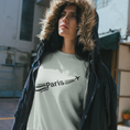 Load image into Gallery viewer, Sweater Gray Airplane Paris

