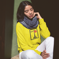 Load image into Gallery viewer, Sweater Yellow Stamp Paris

