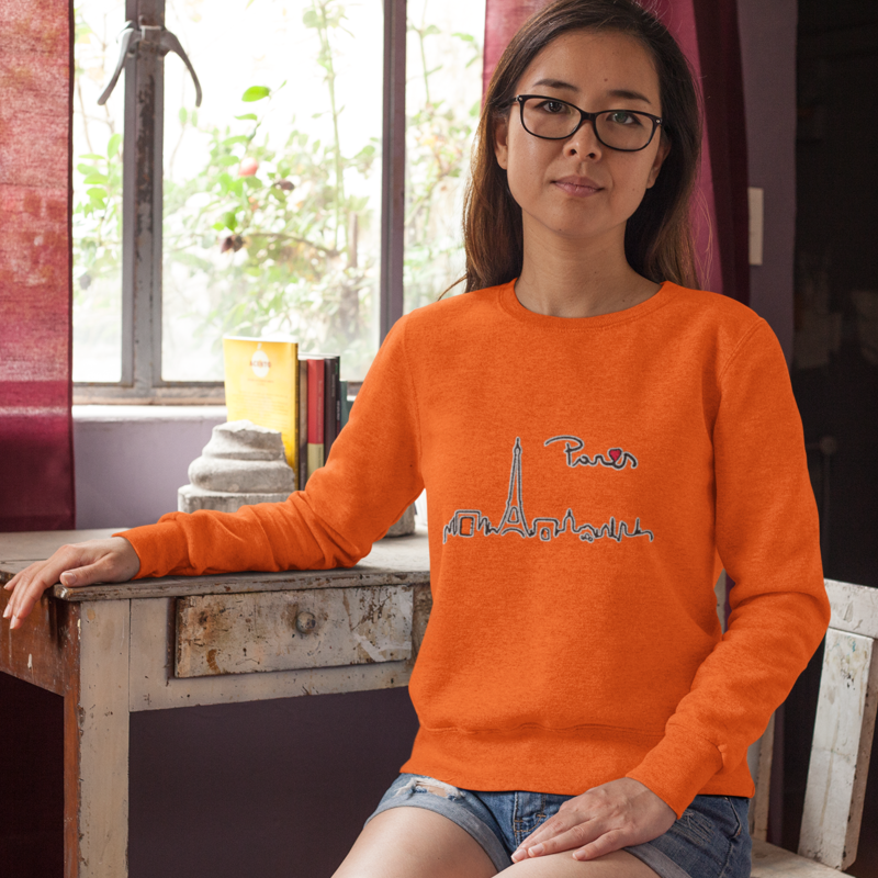 Sweater Orange Paris