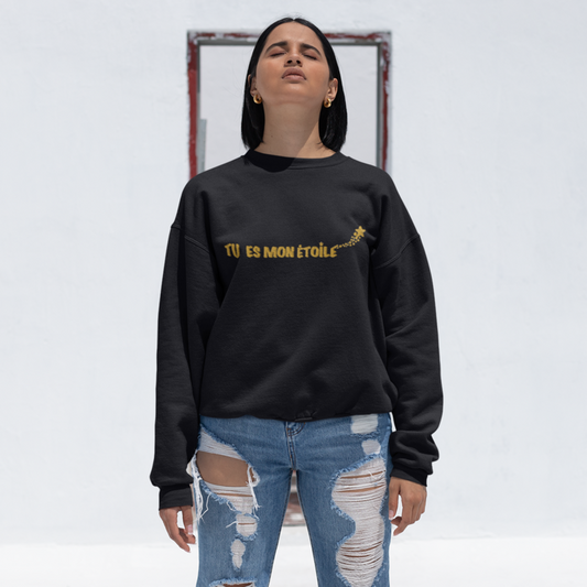 Sweater Black Tu es Mon Etoile