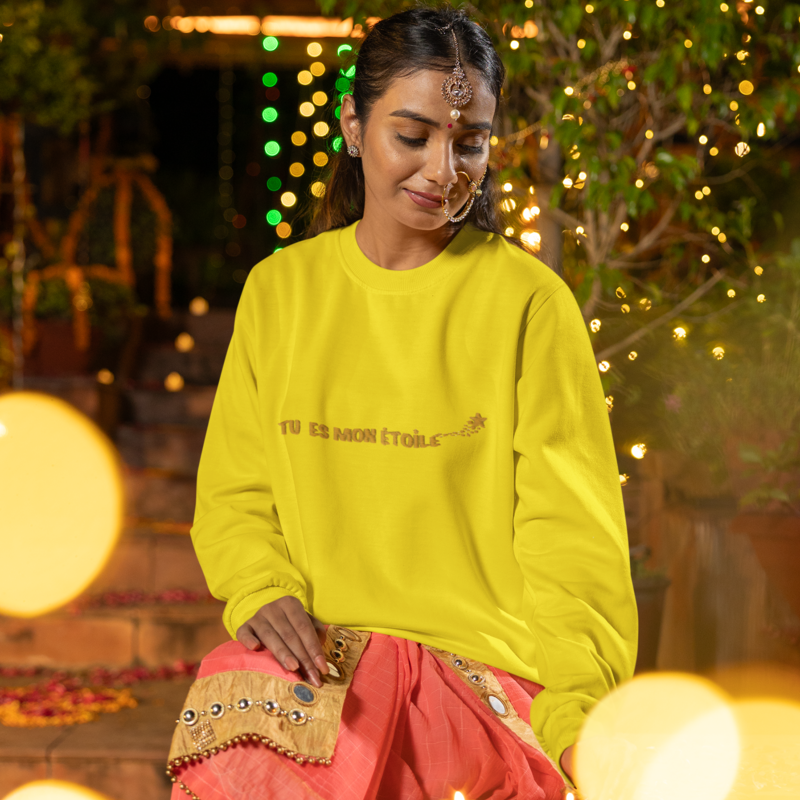 Sweater Yellow Tu es Mon Etoile
