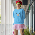 Load image into Gallery viewer, Hoodie Blue Je Veux un Calin de Toi

