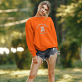 Load image into Gallery viewer, Hoodie Orange Je Veux un Calin de Toi
