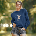 Load image into Gallery viewer, Hoodie Navy Je Veux un Calin de Toi
