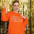 Load image into Gallery viewer, Sweater Orange Brin de Folie
