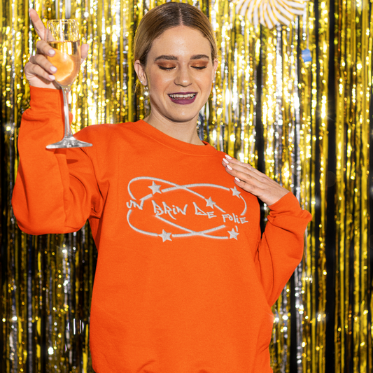 Sweater Orange Brin de Folie