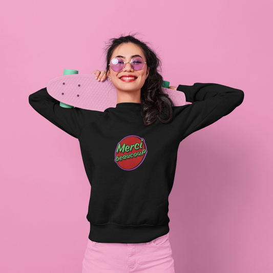 Sweater Black Merci Beaucoup