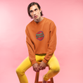 Load image into Gallery viewer, Sweater Orange Merci Beaucoup
