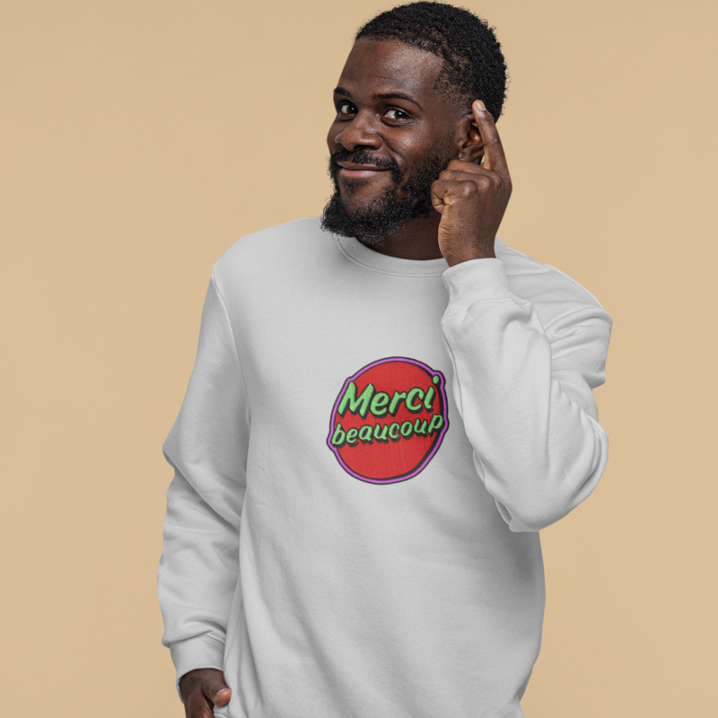 Sweater Gray Merci Beaucoup