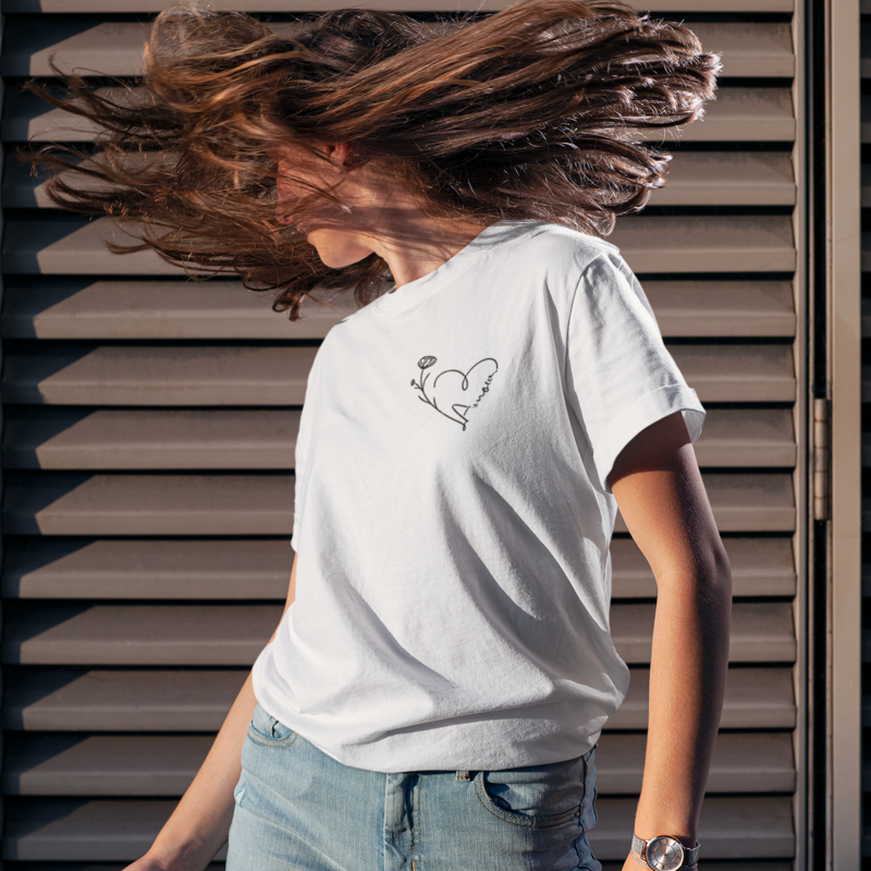 Tee Shirt White Amour