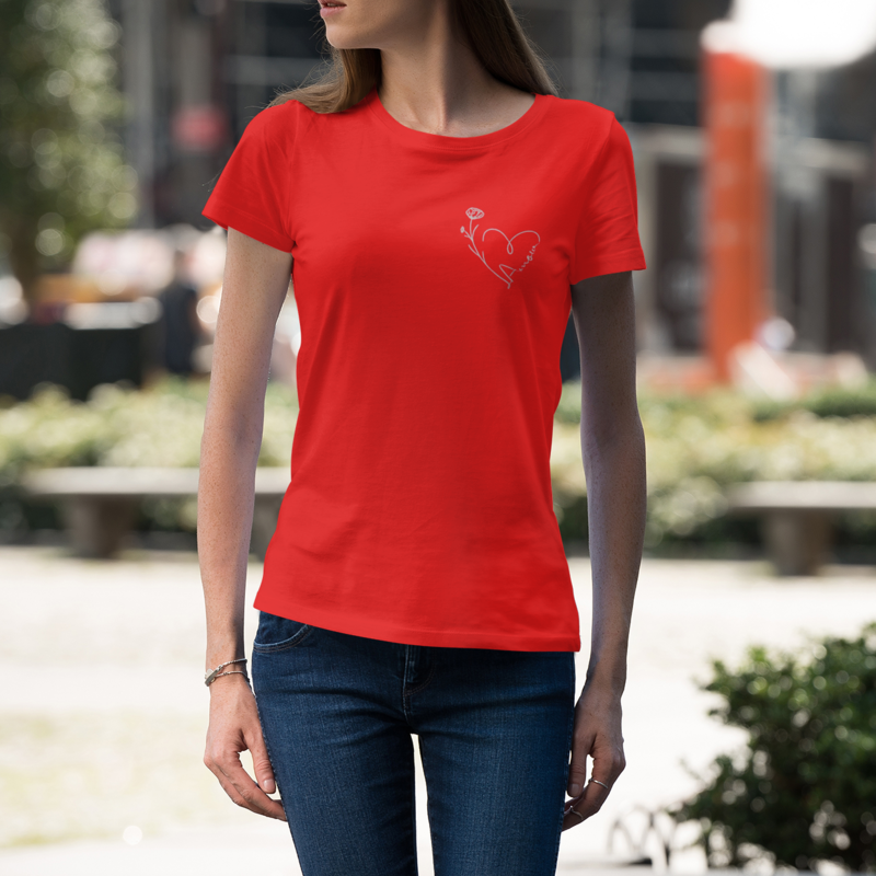 Tee Shirt Red Amour