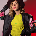 Load image into Gallery viewer, Tee Shirt Yellow Belle et Rebelle
