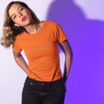 Load image into Gallery viewer, Tee Shirt Orange Belle et Rebelle
