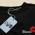 Load image into Gallery viewer, Tee Shirt Bisou Embroidery

