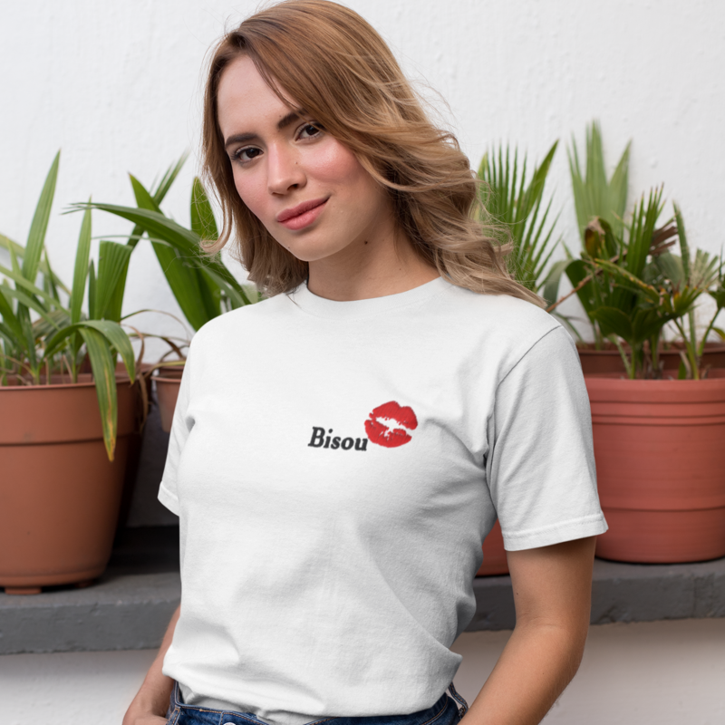 Tee Shirt White Bisou