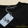 Load image into Gallery viewer, Tee Shirt Tu as Un Coeur en Or Embroidery
