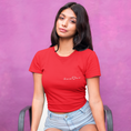 Load image into Gallery viewer, Tee Shirt Red Tu as Un Coeur en Or
