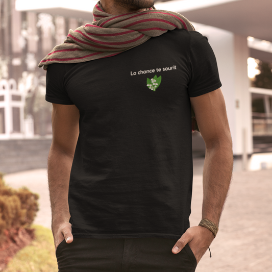 Tee Shirt Black La Chance Muguet
