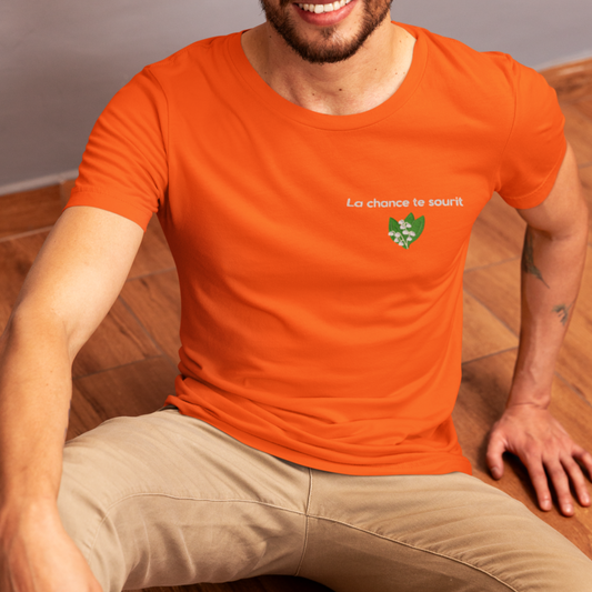 Tee Shirt Orange La Chance Muguet