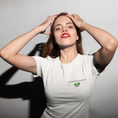 Load image into Gallery viewer, Tee Shirt White La Chance Muguet
