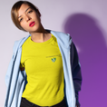 Load image into Gallery viewer, Tee Shirt Yellow La Chance Muguet
