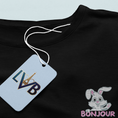 Load image into Gallery viewer, Tee Shirt Bonjour Rabbit Embroidery
