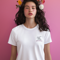 Load image into Gallery viewer, Tee Shirt White Bonjour Rabbit
