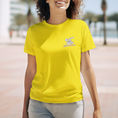Load image into Gallery viewer, Tee Shirt Yellow Bonjour Rabbit
