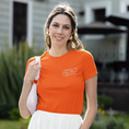 Load image into Gallery viewer, Tee Shirt Orange Brin de Folie
