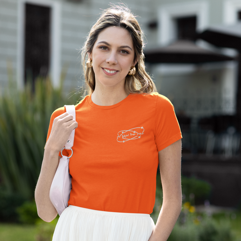 Tee Shirt Orange Brin de Folie