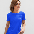 Load image into Gallery viewer, Tee Shirt Navy La Vie Est Belle Rounded
