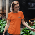 Load image into Gallery viewer, Tee Shirt Orange LVB La Vie Est Belle
