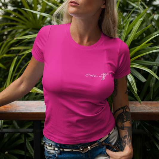 Tee Shirt Pink C'est La Vie