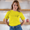 Load image into Gallery viewer, Tee Shirt Yellow C'est La Vie
