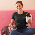 Load image into Gallery viewer, Tee Shirt Black Chat Va
