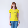 Load image into Gallery viewer, Tee Shirt Yellow Donner sa Langue au Chat
