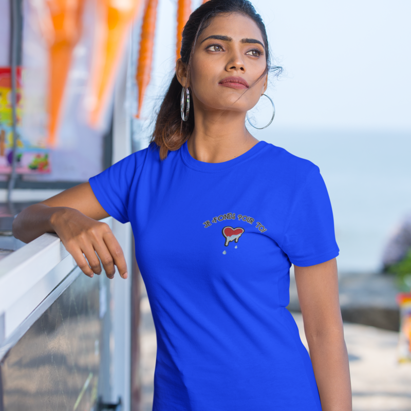 Tee Shirt Navy Je Fonds Pour toi