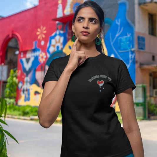 Tee Shirt Black Je Fonds Pour toi